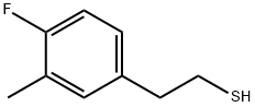 2-(4-fluoro-3-methylphenyl)ethane-1-thiol Struktur