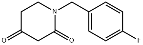 1-(4-Fluorobenzyl)piperidine-2,4-dione Struktur