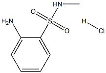 2-amino-N-methylbenzenesulfonamide hydrochloride Struktur