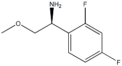 (1S)-1-(2,4-DIFLUOROPHENYL)-2-METHOXYETHAN-1-AMINE Struktur