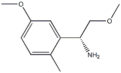 (1R)-2-METHOXY-1-(5-METHOXY-2-METHYLPHENYL)ETHYLAMINE Struktur