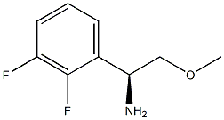 (1S)-1-(2,3-DIFLUOROPHENYL)-2-METHOXYETHAN-1-AMINE Struktur