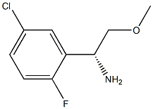 (1R)-1-(5-CHLORO-2-FLUOROPHENYL)-2-METHOXYETHYLAMINE Struktur