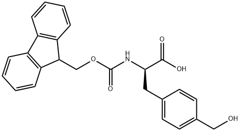 Fmoc-D-4-hydroxymethyl-Phenylalanine Struktur