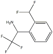 1-(2-(DIFLUOROMETHYL)PHENYL)-2,2,2-TRIFLUOROETHANAMINE Struktur