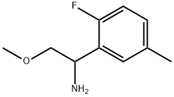 1-(2-FLUORO-5-METHYLPHENYL)-2-METHOXYETHAN-1-AMINE Struktur