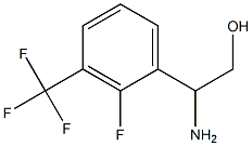 2-AMINO-2-[2-FLUORO-3-(TRIFLUOROMETHYL)PHENYL]ETHAN-1-OL Struktur