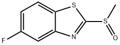 5-Fluoro-2-(methylsulfinyl)benzo[d]thiazole Struktur