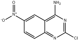 2-chloro-6-nitroquinazolin-4-amine Struktur