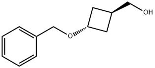 [trans-3-(benzyloxy)cyclobutyl]methanol Struktur