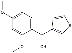 (2,4-DIMETHOXYPHENYL)(THIOPHEN-3-YL)METHANOL Struktur