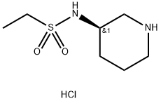 (R)-N-(Piperidin-3-yl)ethanesulfonamidehydrochloride Struktur