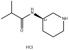 (R)-N-(Piperidin-3-yl)isobutyramide hydrochloride Struktur