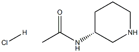 (R)-N-(Piperidin-3-yl)acetamide hydrochloride Struktur