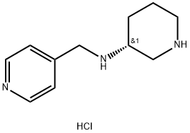 (R)-N-(Pyridin-4-ylmethyl)piperidin-3-amine trihydrochloride Struktur