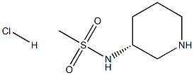 (R)-N-(Piperidin-3-yl)methanesulfonamidehydrochloride Struktur