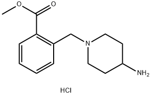 Methyl 2-[(4-aminopiperidin-1-yl)methyl]benzoate dihydrochloride Struktur