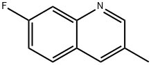 7-FLUORO-3-METHYLQUINOLINE Struktur