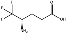 (S)-4-AMINO-5,5,5-TRIFLUOROPENTANOIC ACID Struktur