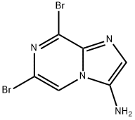 6,8-DIBROMOIMIDAZO[1,2-A]PYRAZIN-3-AMINE Struktur