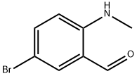 5-Bromo-2-(methylamino)benzaldehyde Struktur