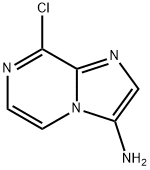 8-Chloroimidazo[1,2-a]pyrazin-3-amine Struktur