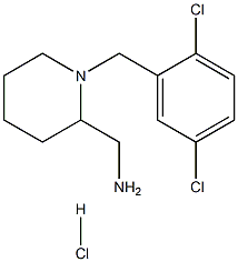 (1-(2,5-DICHLOROBENZYL)PIPERIDIN-2-YL)METHANAMINE HYDROCHLORIDE Struktur