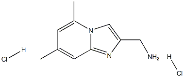 (5,7-DIMETHYLIMIDAZO[1,2-A]PYRIDIN-2-YL)METHANAMINE DIHYDROCHLORIDE Structure