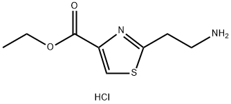 ethyl 2-(2-aminoethyl)-1,3-thiazole-4-carboxylate dihydrochloride Struktur