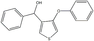 (4-PHENOXYTHIOPHEN-3-YL)(PHENYL)METHANOL Struktur