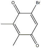 2,5-Cyclohexadiene-1,4-dione, 5-bromo-2,3-dimethyl- Struktur