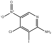 4-chloro-3-iodo-5-nitropyridin-2-amine Struktur