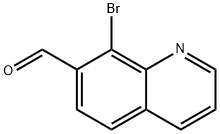 8-Bromo-quinoline-7-carbaldehyde Struktur