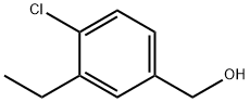 4-Chloro-3-ethylbenzyl alcohol Struktur