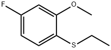 ETHYL(4-FLUORO-2-METHOXYPHENYL)SULFANE Struktur