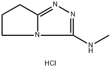 (6,7-DIHYDRO-5H-PYRROLO[2,1-C][1,2,4]TRIAZOL-3-YL)METHANAMINE HCL Struktur