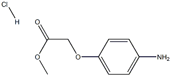 methyl (4-aminophenoxy)acetate hydrochloride Struktur