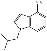 1-Isobutyl-1H-indol-4-ylamine Struktur