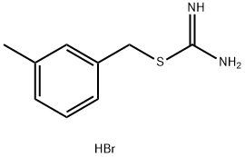 {[(3-methylphenyl)methyl]sulfanyl}methanimidamide hydrobromide Struktur