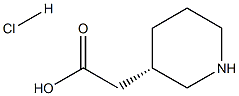 (S)-2-(PIPERIDIN-3-YL)ACETIC ACID HCL Struktur