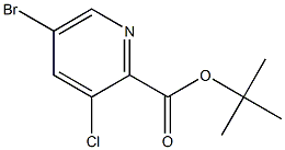 tert-Butyl 5-bromo-3-chloropicolinate Struktur