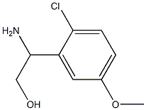 2-AMINO-2-(2-CHLORO-5-METHOXYPHENYL)ETHAN-1-OL Struktur