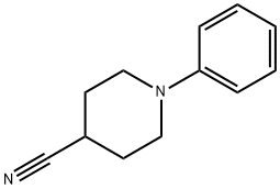 1-Phenylpiperidine-4-carbonitrile Struktur