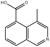 4-methylisoquinoline-5-carboxylicacid Struktur