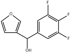 FURAN-3-YL(3,4,5-TRIFLUOROPHENYL)METHANOL Struktur