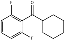 CYCLOHEXYL(2,6-DIFLUOROPHENYL)METHANONE Struktur