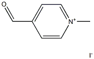 4-formyl-1-methylpyridin-1-ium iodide Struktur