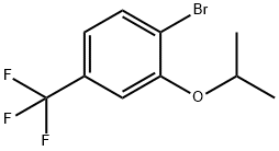 1-BROMO-2-ISOPROPOXY-4-(TRIFLUOROMETHYL)BENZENE Struktur