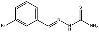 (E)-2-(3-bromobenzylidene)hydrazine-1-carbothioamide Struktur