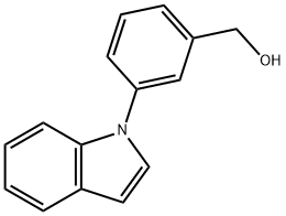 (3-(1H-INDOL-1-YL)PHENYL)METHANOL Struktur